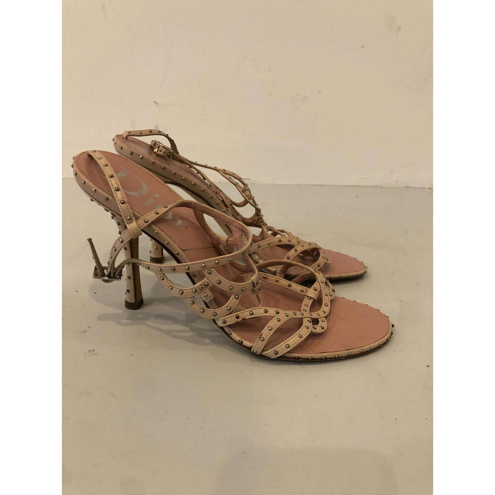 Chic Beaded Strappy Dior High Heels - Picture 2 of 3